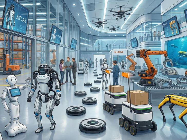 各種機器人的英文名稱