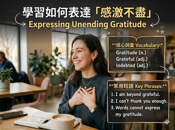 感激不盡的英文怎麼說